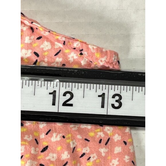 Old Navy Girls Small 6/7 Pink Floral Tank Top Summer Casual Blouse - Picture 11 of 13